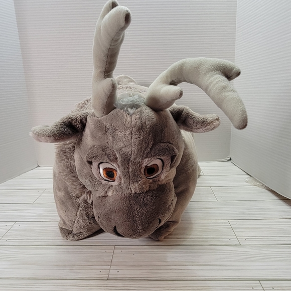 Disney Sven Reindeer Frozen Pillow Pet Plush Stuffed Animal Toy Movie - Picture 8 of 16